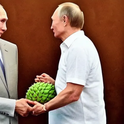 Image similar to Vladimir Putin is not a Pinya