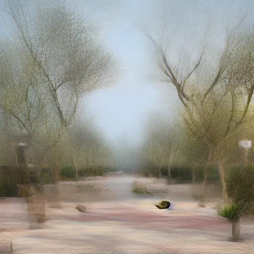 Image similar to nest birds city landscape photorealistic