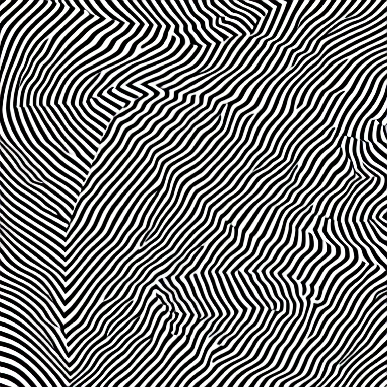 Image similar to illusory motion dazzle camouflage perlin noise prismatic optical illusion