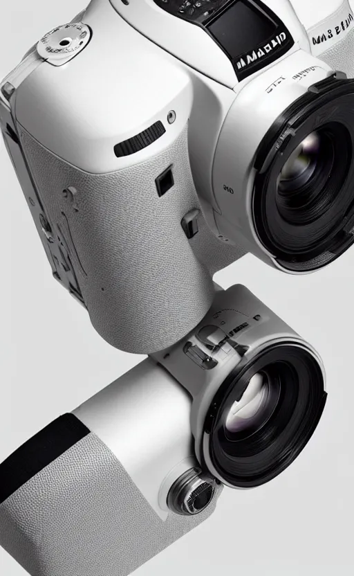 Image similar to dslr camera ; designed by marc newsom, zaha hadid, blonde, joseph and joseph, dieter rams ; natural materials ; industrial design ; behance ; le manoosh ; pinterest ; if design award ; reddot design award