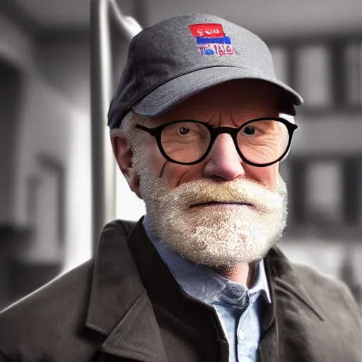 Image similar to hyperrealistic dslr film still of david letterman disguised as usps postal worker, delivering mail, stunning 8 k octane comprehensive 3 d render, inspired by istvan sandorfi & greg rutkowski & unreal engine, perfect symmetry, dim volumetric cinematic lighting, extremely hyper - detailed, incredibly real lifelike attributes & flesh texture, intricate, masterpiece, artstation, stunning