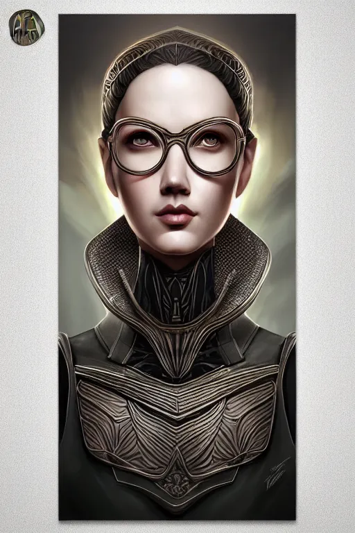 Image similar to imperial portrait, Gordon Freeman, intricate art deco leaf designs elegant highly detailed Roman patterns, sharp focus art by artgerm