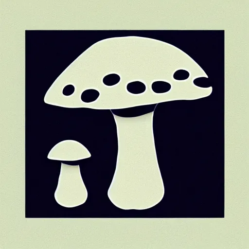 Image similar to mushroom made of cobalt digital drawing