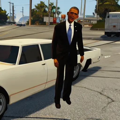 Image similar to obama in gta v