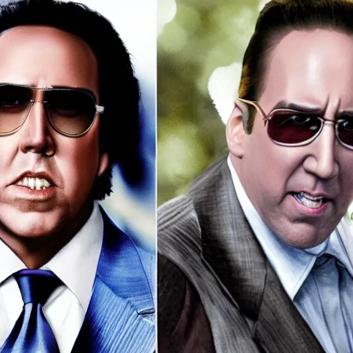 Image similar to nicholas cage as madea