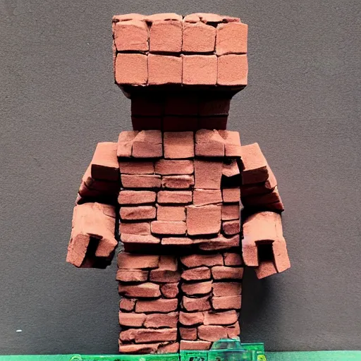 Prompt: Brick 🧱 golem