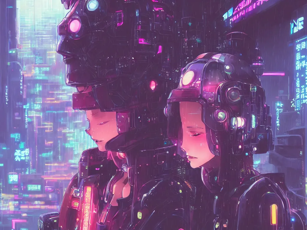 Image similar to portrait anime visual futuristic female cyber airforce, on cyberpunk neon light tokyo rainy rooftop, ssci - fi and fantasy, intricate and very beautiful, human structure, concept art, sharp focus, anime by rossdraws and liya nikorov and magali villeneuve and simon stalenhag and luxearte, frostine engine