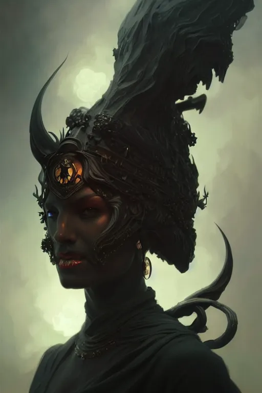 Prompt: 8k matte of dark smoke goblin, black eyes, face, fantasy, intricate, elegant, highly detailed, digital painting, artstation, concept art, smooth, sharp focus, illustration, art by artgerm and greg rutkowski and alphonse mucha