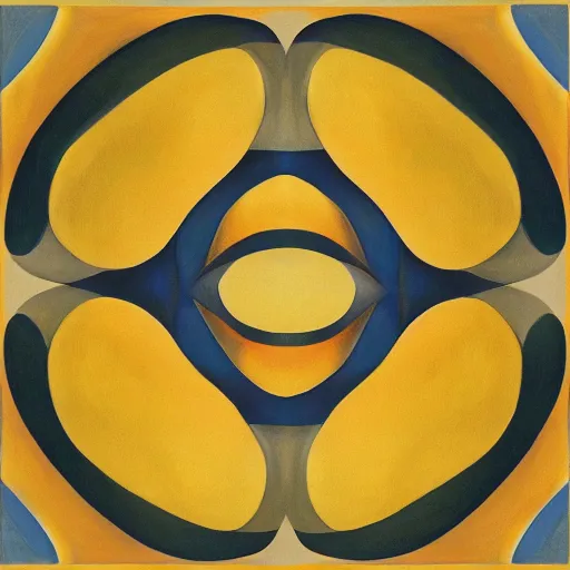 Image similar to georgia o'keeffe symmetry