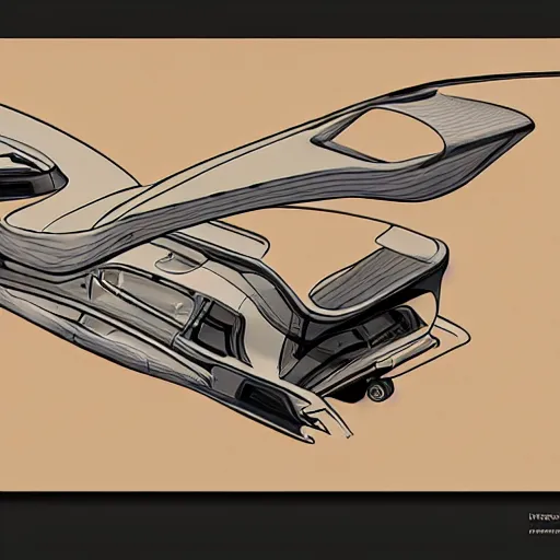 Image similar to isometric flying car diagram, blueprints, engineering design study by petros afshar and christopher balaskas and marius borgeaud and kiliain eng, well proportioned, highly detailed