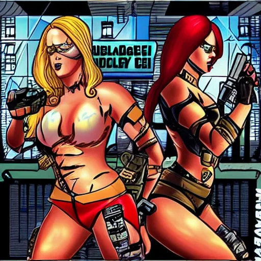 Prompt: “G.I. Joe Baroness as victim of cyber bullying”