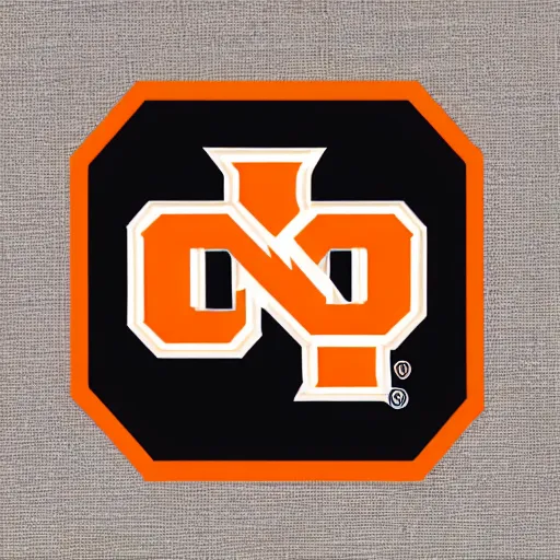 Image similar to oklahoma state university OSU cowboys logo, pistol pete