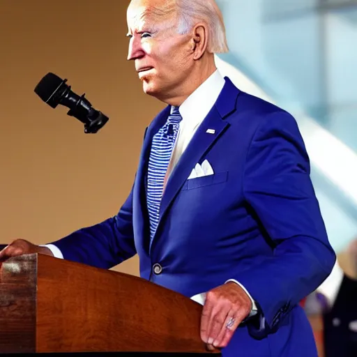 Prompt: blue joe biden blue blue