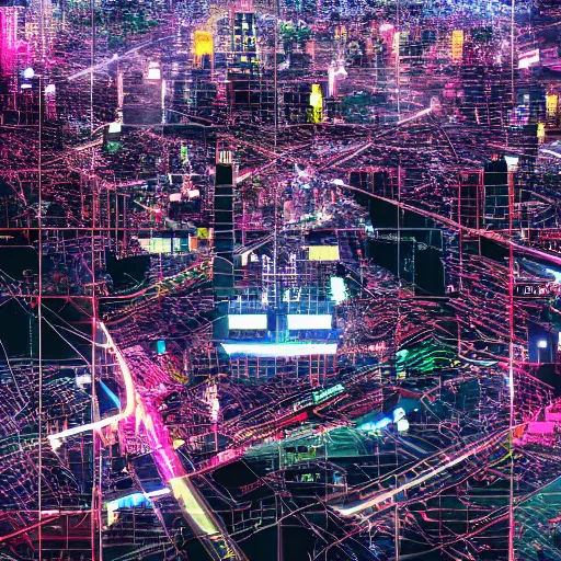 Image similar to cyberspace tokyo japan digital matrix dystopia metropolis