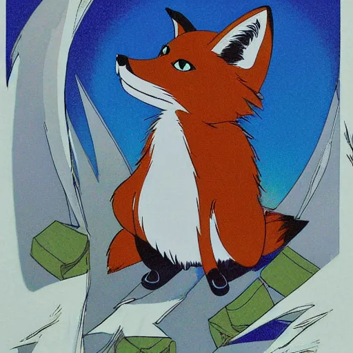 Image similar to fox by Hayao Miyazaki