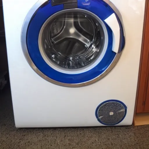 Prompt: r 2 d 2 washing machine