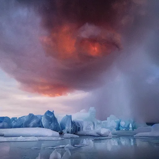 Image similar to Some say the world will end in fire, Some say in ice. From what I’ve tasted of desire I hold with those who favour fire. But if it had to perish twice, I think I know enough of hate To say that for destruction ice Is also great And would suffice, 8k