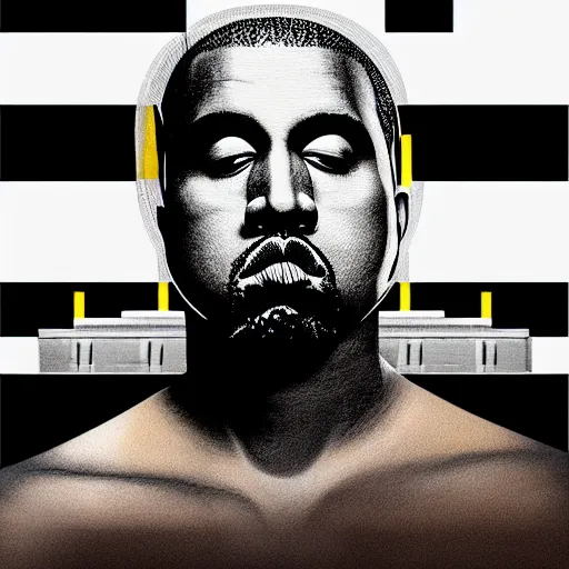 Image similar to Constructivism rap album cover for Kanye West DONDA 2 designed by Virgil Abloh, HD, artstation