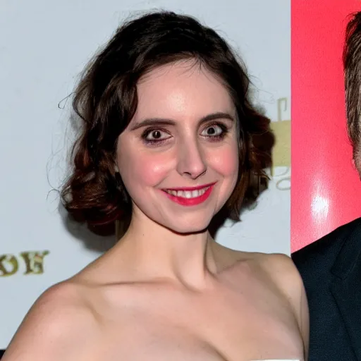 Prompt: Alison Brie getting married to Bryan Cranston