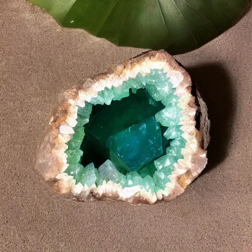 Image similar to green fluorite geode