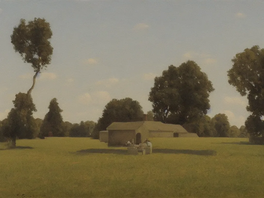 Prompt: a painting by peter ilsted