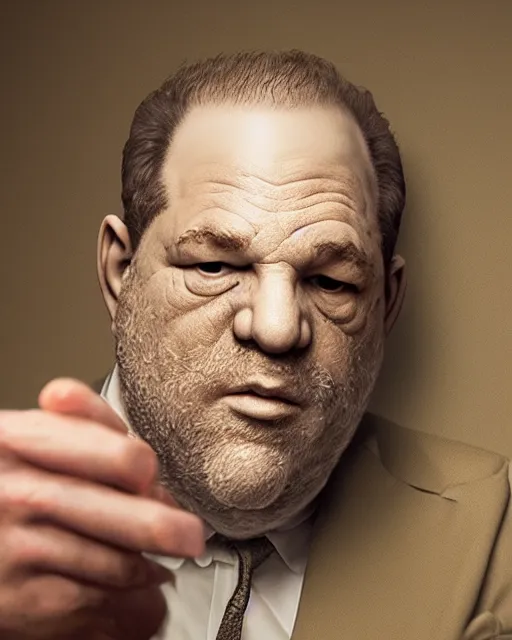 Prompt: harvey weinstein as an action figure, hyper real, advertising photography, 8k