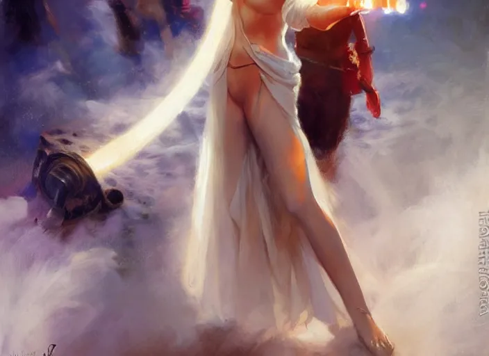 Prompt: saber from fate by vladimir volegov and alexander averin and delphin enjolras and daniel f. gerhartz