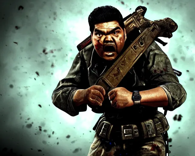 Image similar to der riese, call of duty zombies, george lopez, george lopez