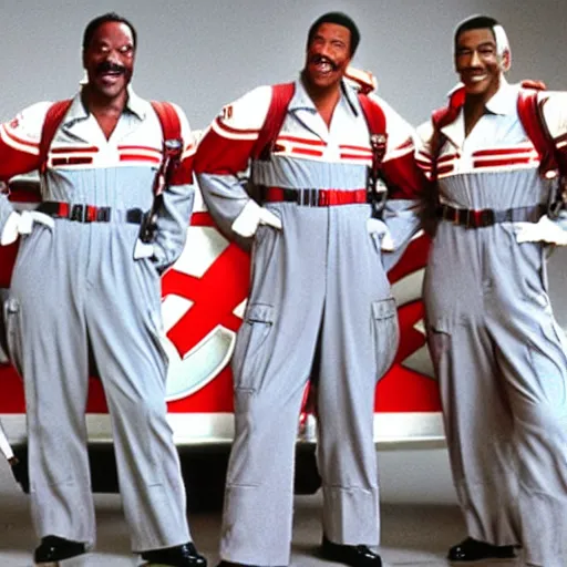 Image similar to Eddie Murphy as a Ghostbusters