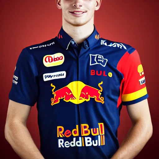 Prompt: Portrait of Max Verstappen as Red Bull Mario!!!, nintendo, high detail, realism, 4k