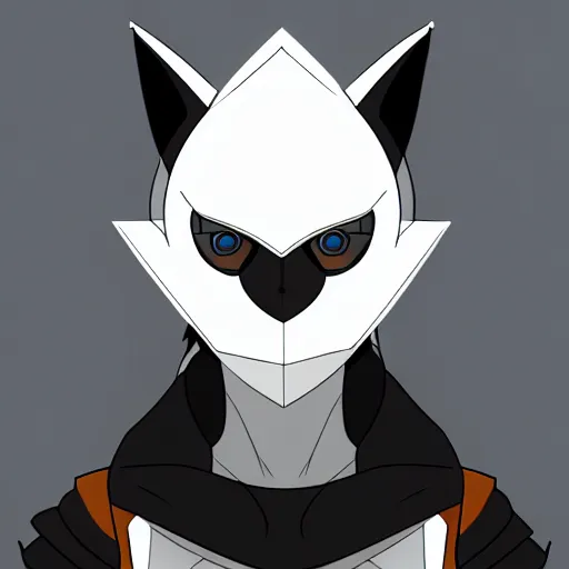 Image similar to detailed digital art of a protogen posing elegantly, extremely fluffy, sleek black visor, armored, furry species, furry art, furaffinity, DeviantArt, Furry amino, Eka's Portal, sofurry