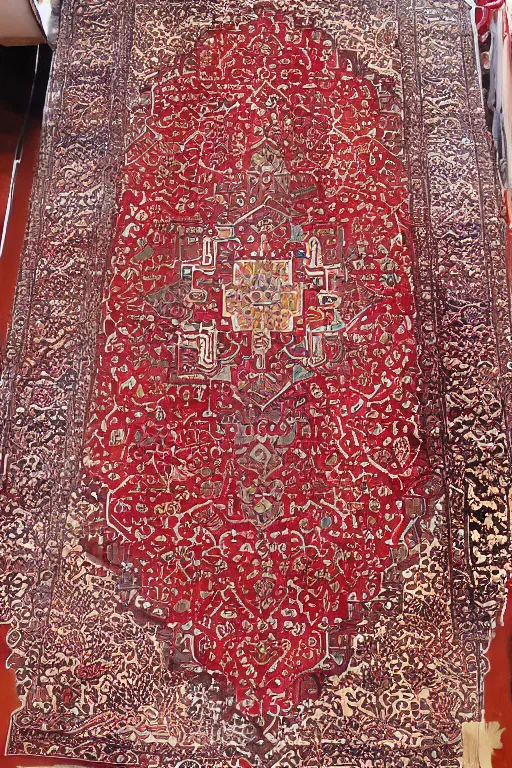 Prompt: arabic carpet, beautiful design