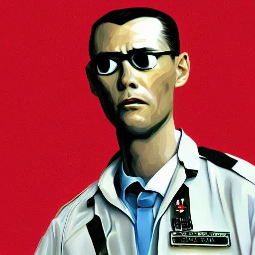 Image similar to forrest gump as a matrix agent, hyper realistic, digital art