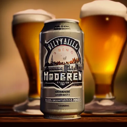 Prompt: very derailed photograph of a mohren beer, unreal engine 5