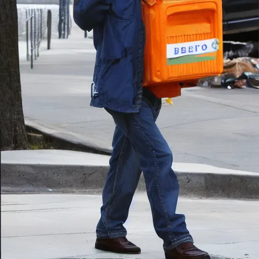 Prompt: jeff bezos as a homeless man