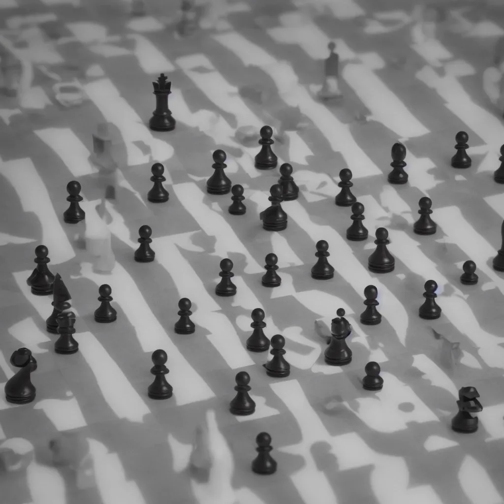 Image similar to A chess readymade connected to a machine, Rinko Kawauchi, cyberpunk, 1919