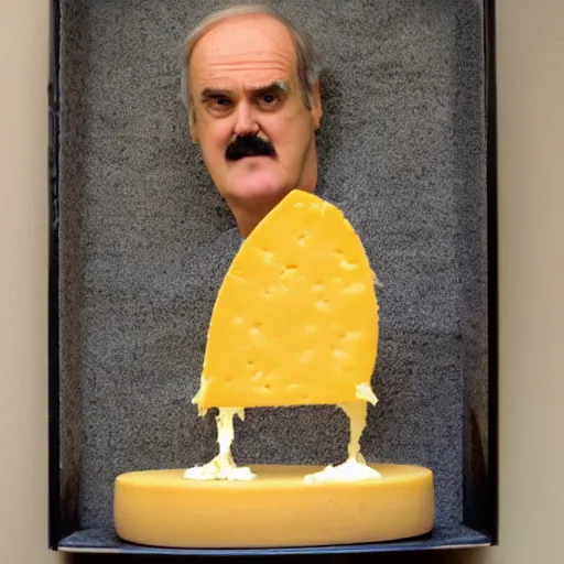 Image similar to cheese john cleese made out of cheese cheese