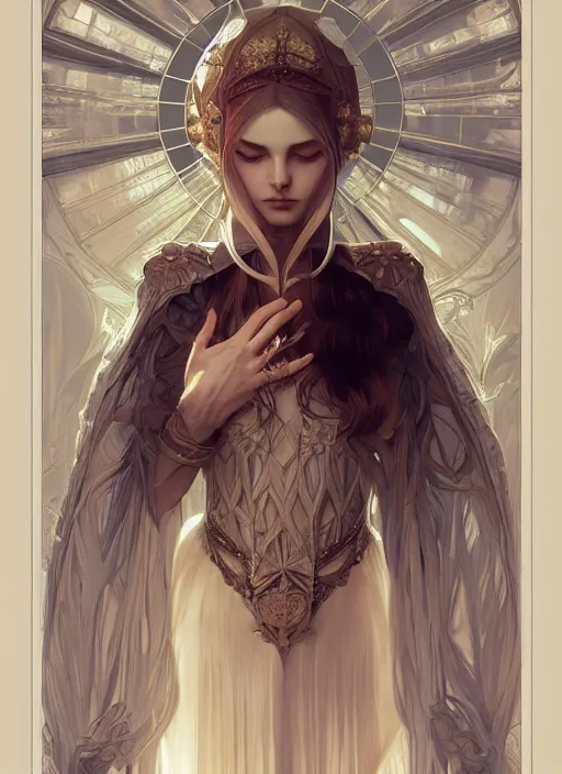 Image similar to symmetry!! portrait of ragdoll cat, fantasy, medieval wear, intricate, elegant, highly detailed, digital painting, artstation, concept art, smooth, sharp focus, illustration, art by artgerm and greg rutkowski and alphonse mucha