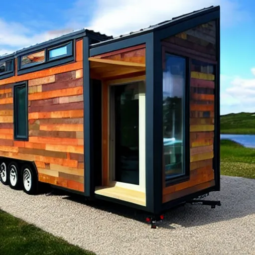 Image similar to a tiny house for gamers