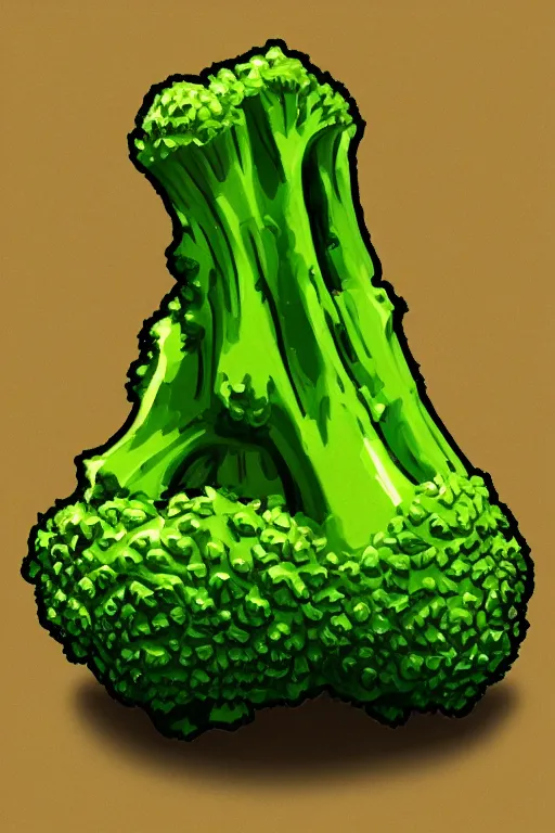 Image similar to ripped broccoli hulk, highly detailed, digital art, sharp focus, trending on art station