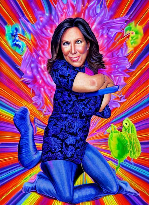 Image similar to photograph ultra realistic portrait of discheveled alex jones by lisa frank