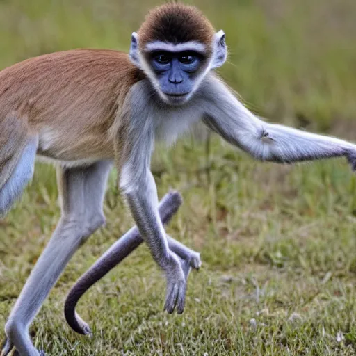 Prompt: The monkey is a gazelle in the eyes of his mother