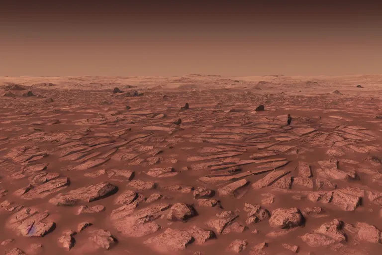 Prompt: A city on Mars