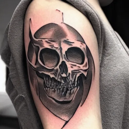 Prompt: tattoo of a tattoo