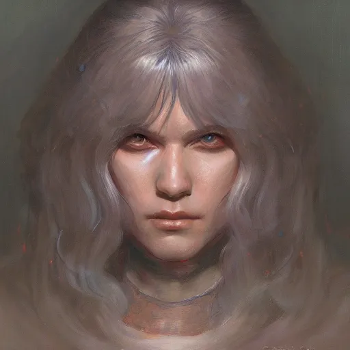 Prompt: Griffith, closeup character portrait art by Donato Giancola, Craig Mullins, digital art, trending on artstation