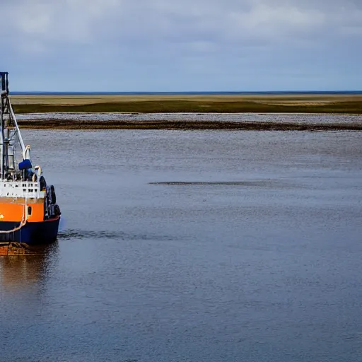 Image similar to scallop dredging