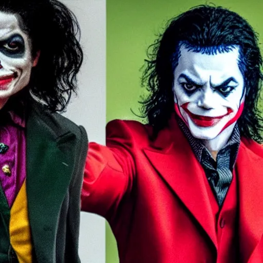 Image similar to michael jackson as Joker 2019