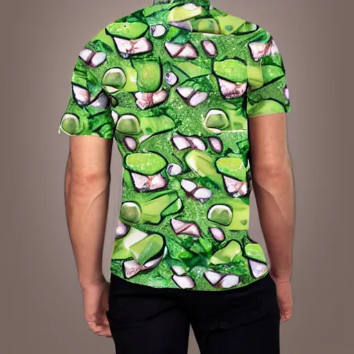 Image similar to avocado cupcake on shirt by aenami, alena