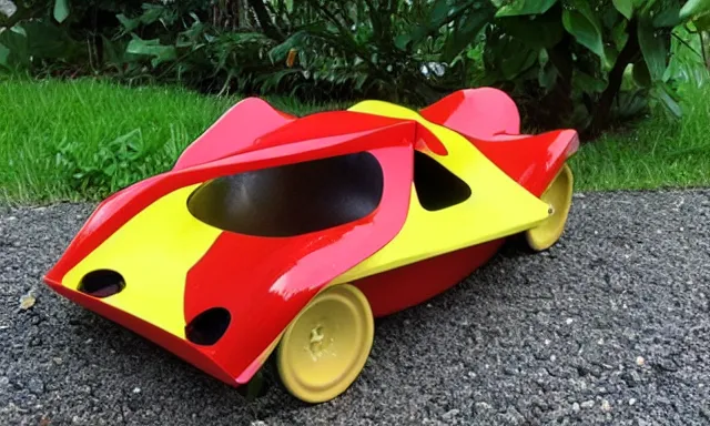 Image similar to child amateur beginner's project diy car proud