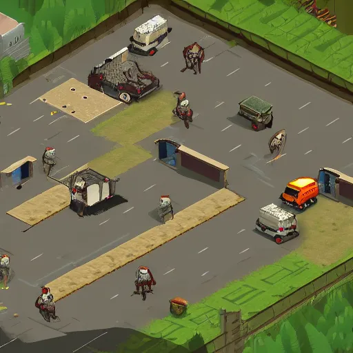 Image similar to project zomboid screenshot.